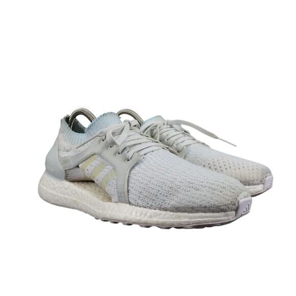 Adidas Shoes Womens 7 Ultraboost Sneaker Parley Athletic Running Sport Knit Blue - Picture 1 of 15